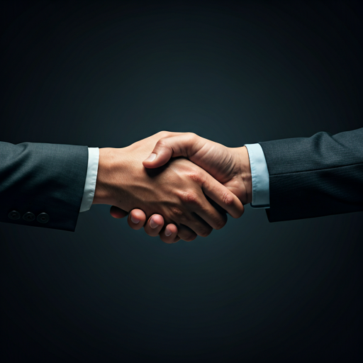 Professional handshake